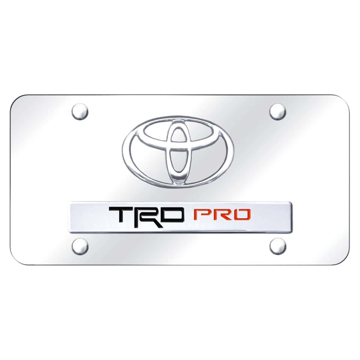 Placa de matrícula de doble logotipo Au-TOMOTIVE GOLD para