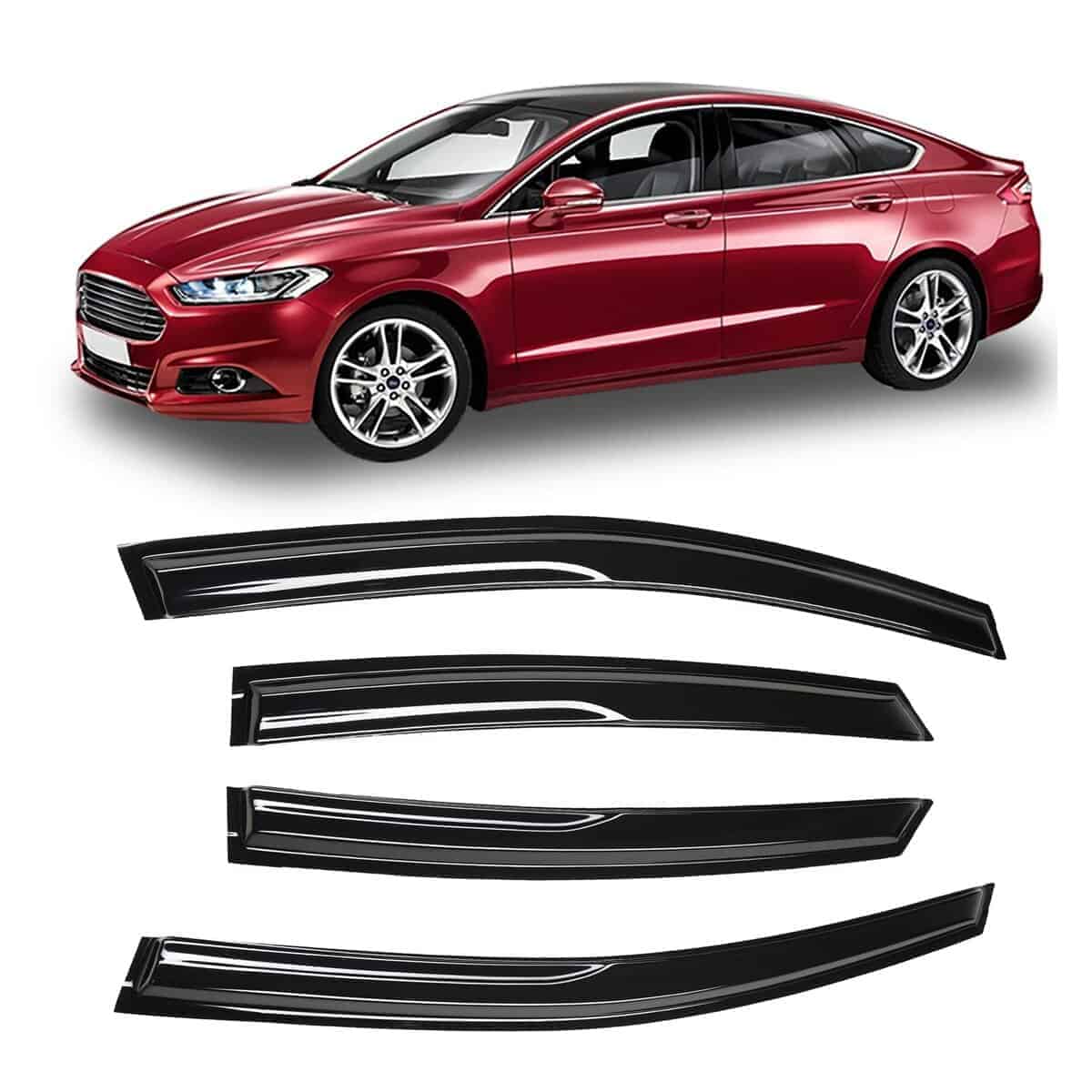 Arokzn 94714 Deflectores de Ventana lateral con Tinte de