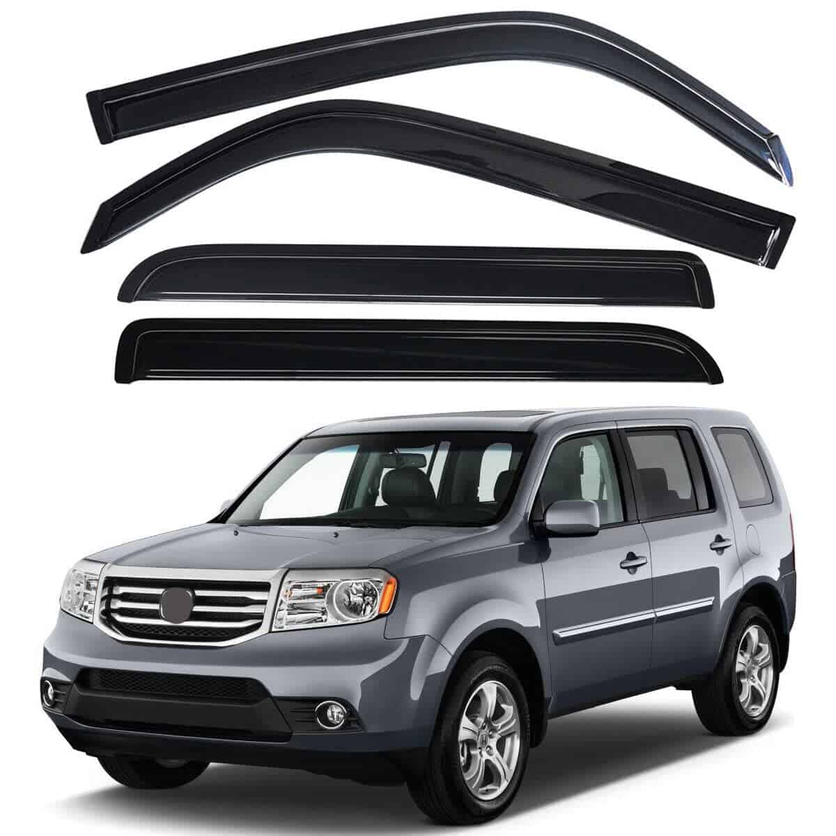 BOOGADEE Juego Original de 4 Piezas de -Tinte Ahumado Oscuro