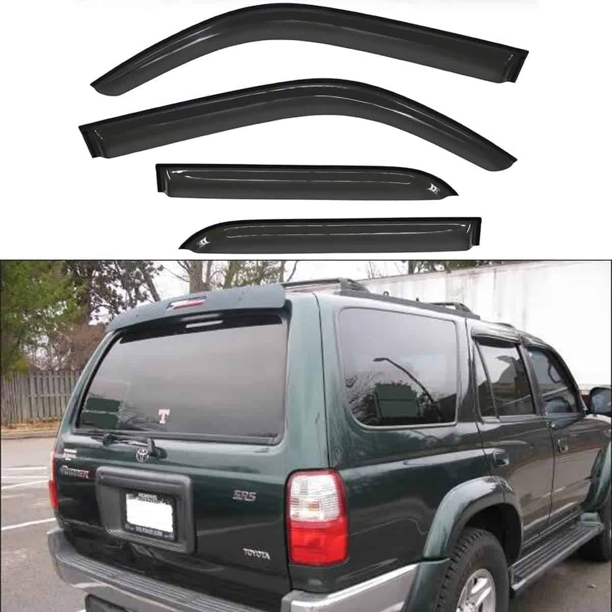 BOOGADEE Juego Original de 4 piezas de -Humo Oscuro