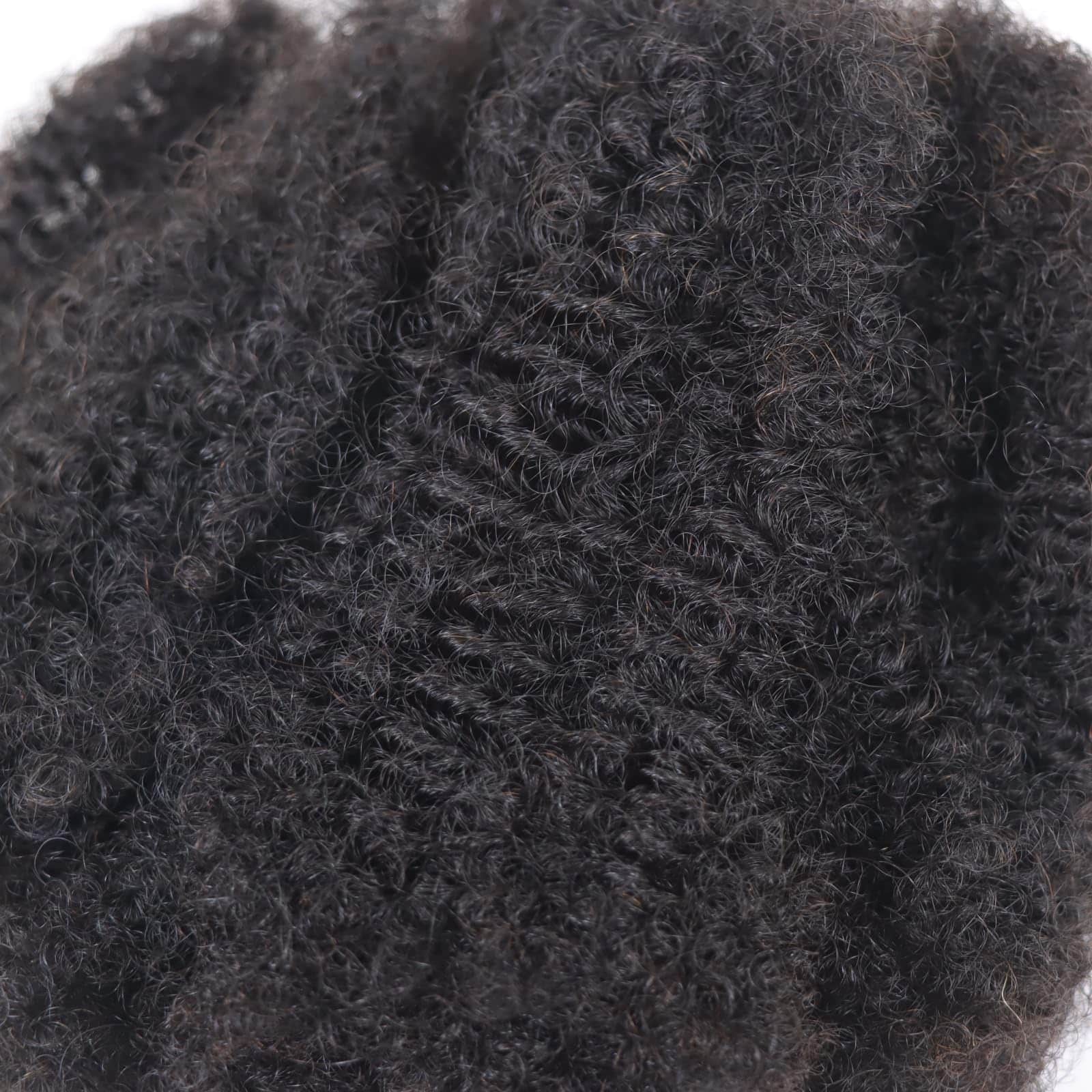 HAPPY&CC 100 por ciento Pelo Humano Rizado Afro para - Imagen 9