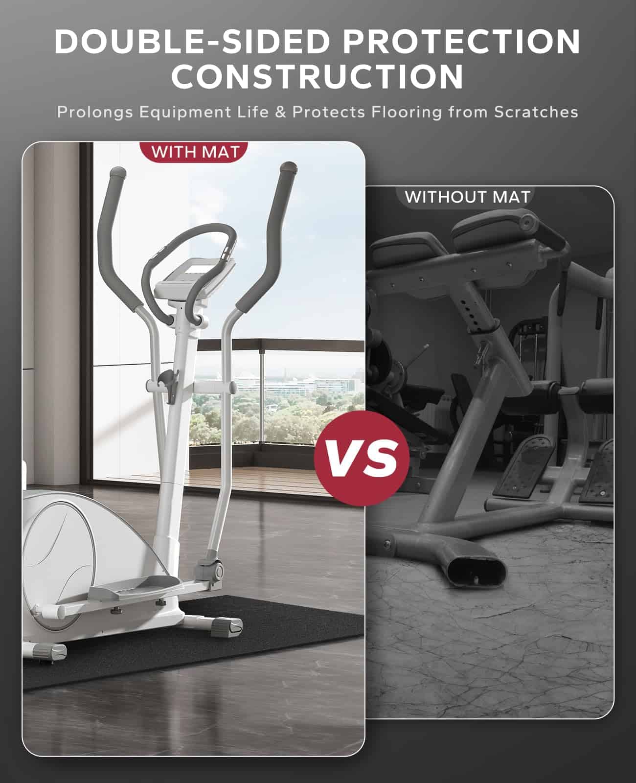 Tapete de Equipamiento para Ejercicio HAPBEAR, Debajo de - Imagen 5