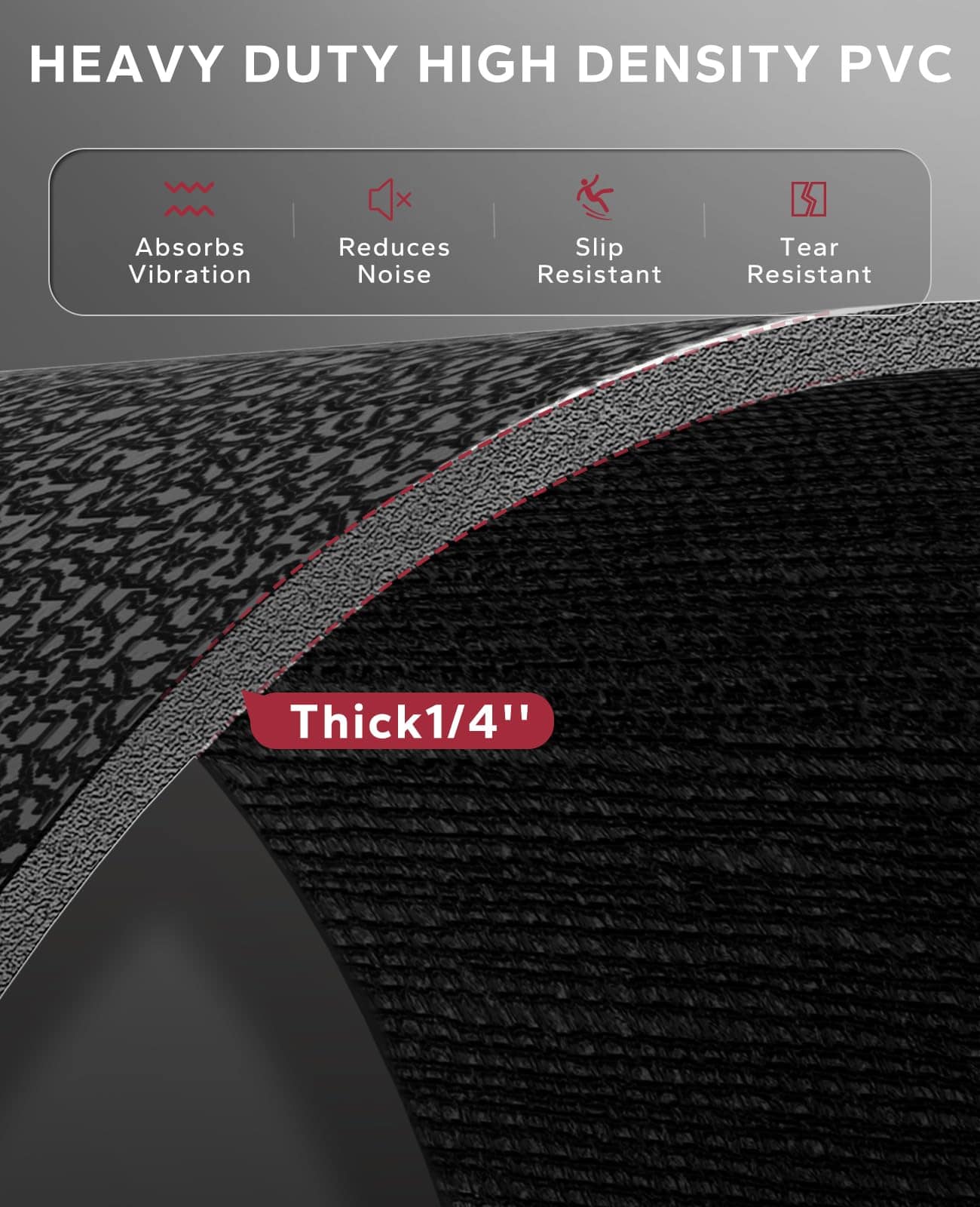 Tapete de Equipamiento para Ejercicio HAPBEAR, Debajo de - Imagen 4