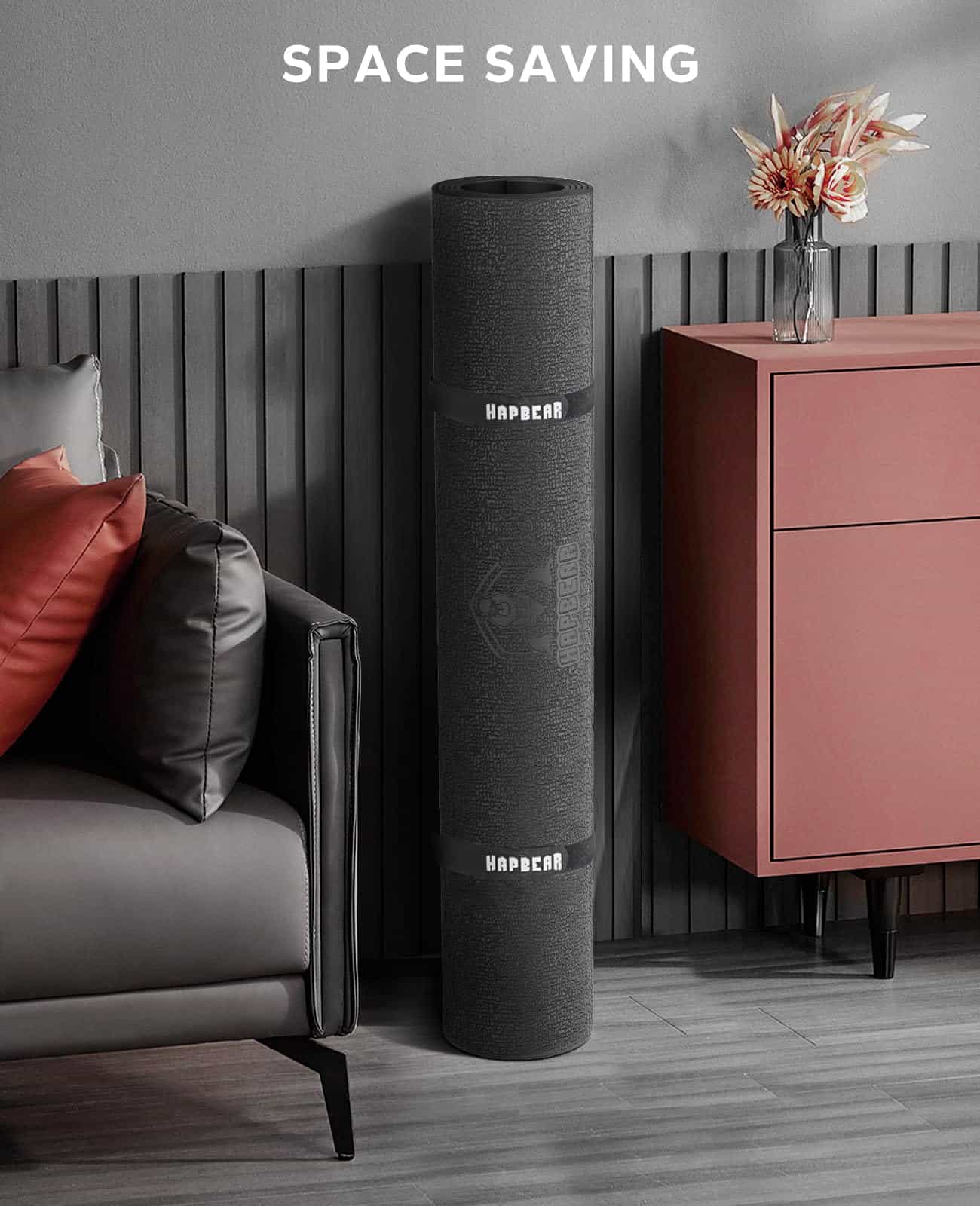 Tapete de Equipamiento para Ejercicio HAPBEAR, Debajo de - Imagen 8