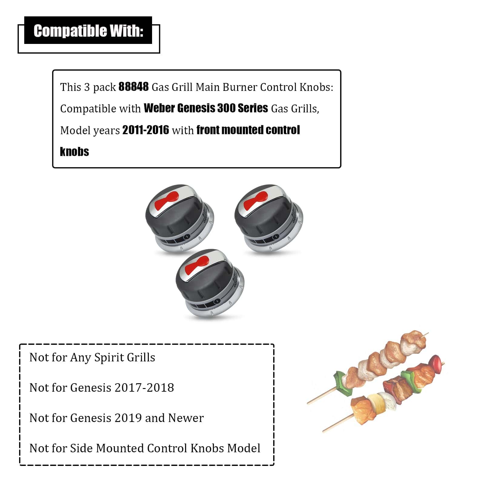 Perillas de Control de Quemador para Parrilla de Gas - Imagen 4