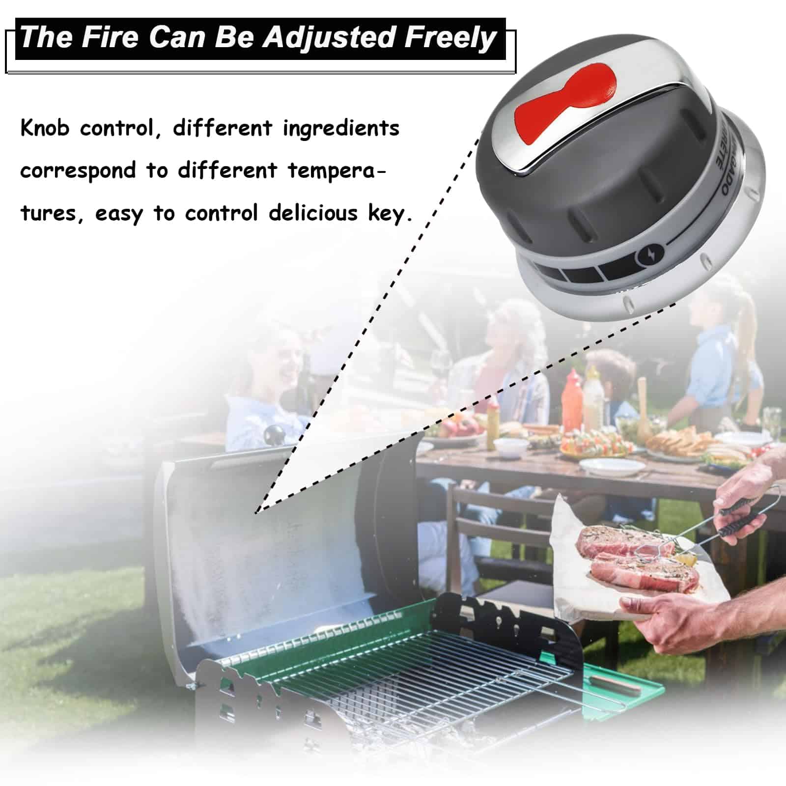 Perillas de Control de Quemador para Parrilla de Gas - Imagen 6