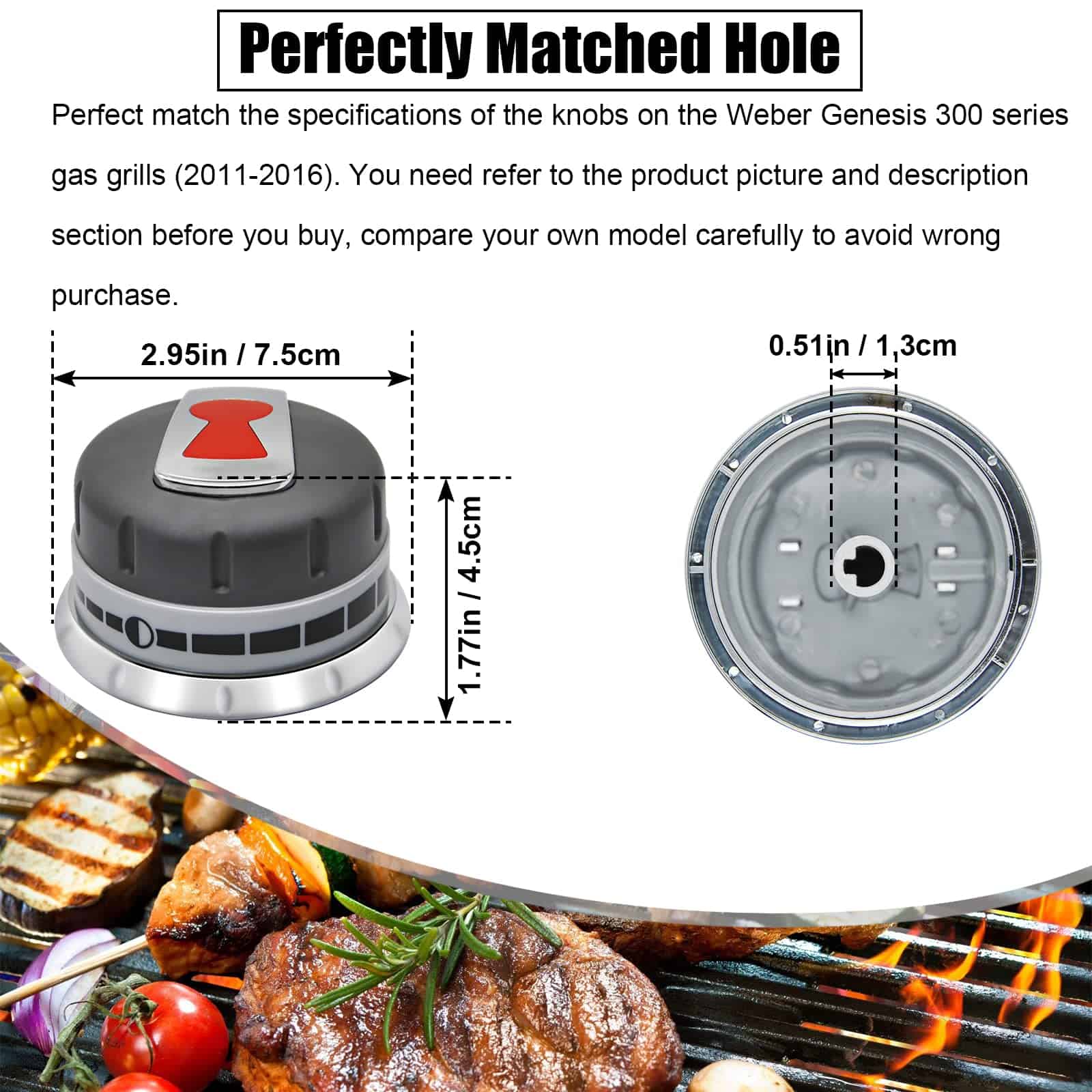 Perillas de Control de Quemador para Parrilla de Gas - Imagen 3