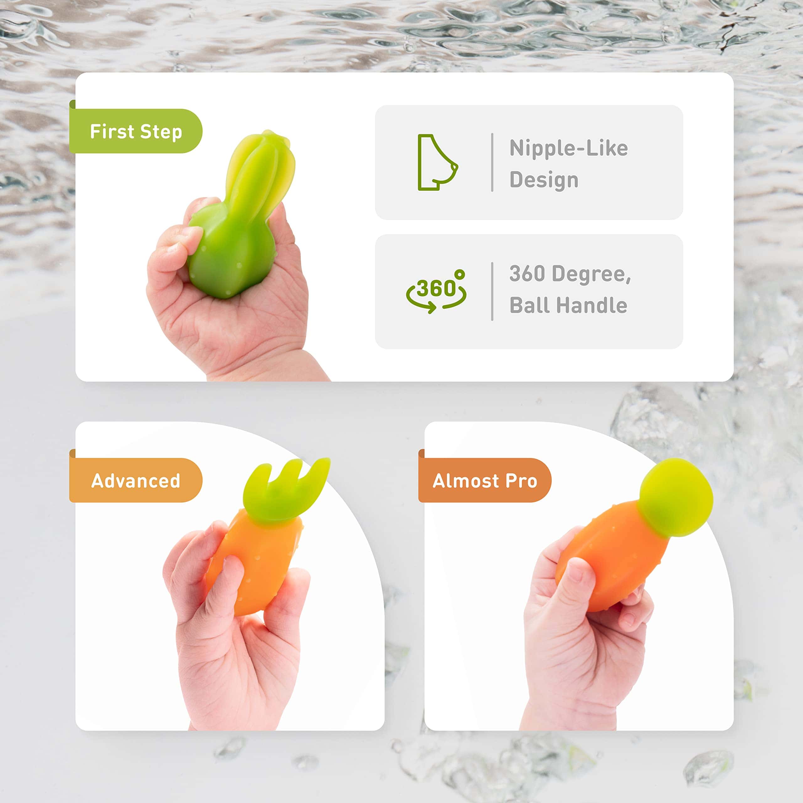 Vajilla de aprendizaje para bebés Lollipop, juego de - Imagen 3