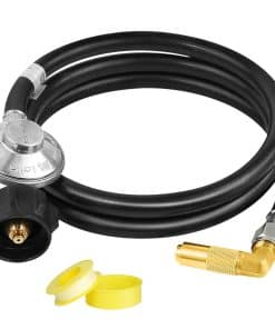 Manguera adaptadora de propano de 5 pies con regulador para