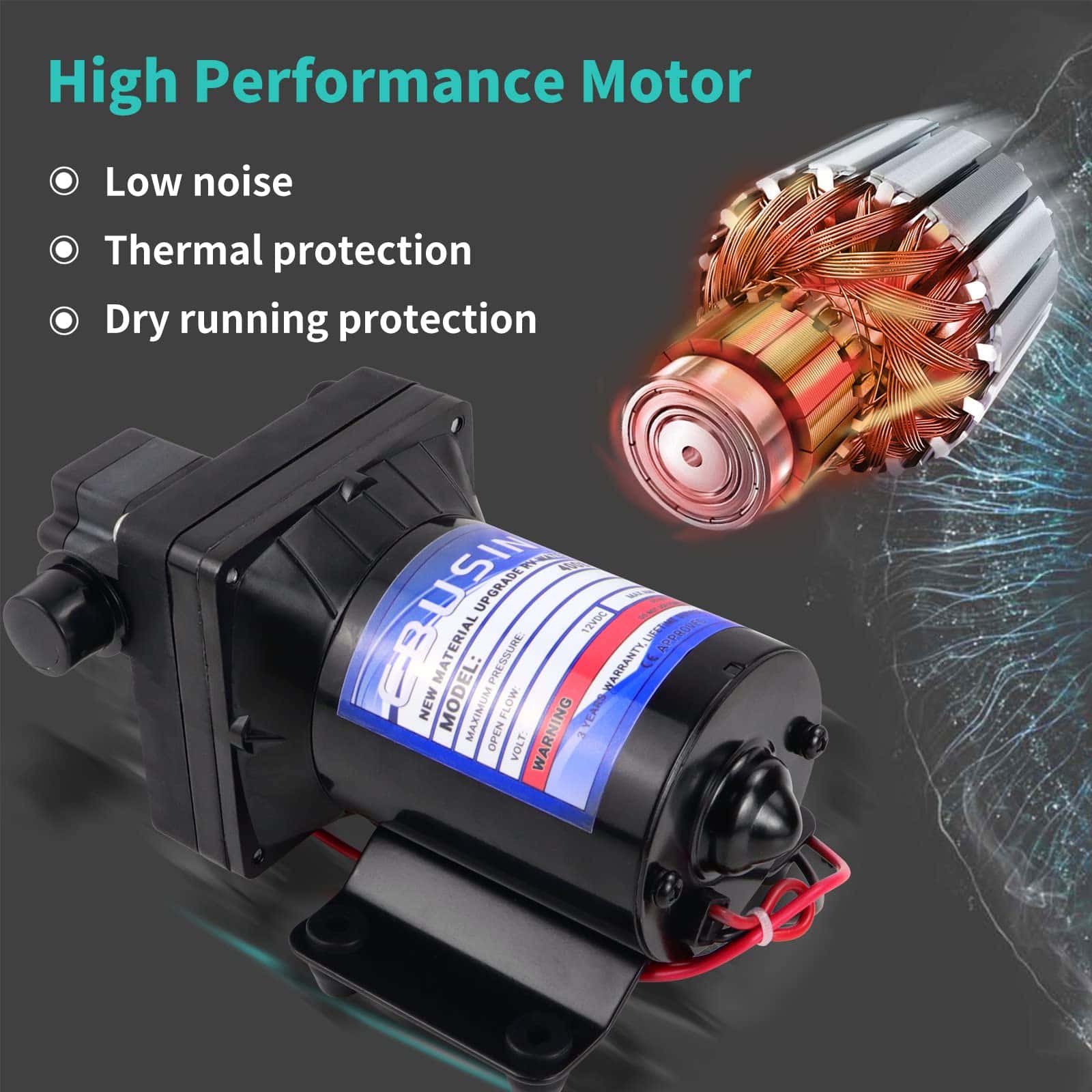 Bomba de Agua para RV, Reemplazo para 4008-101-a65, Bomba - Imagen 4