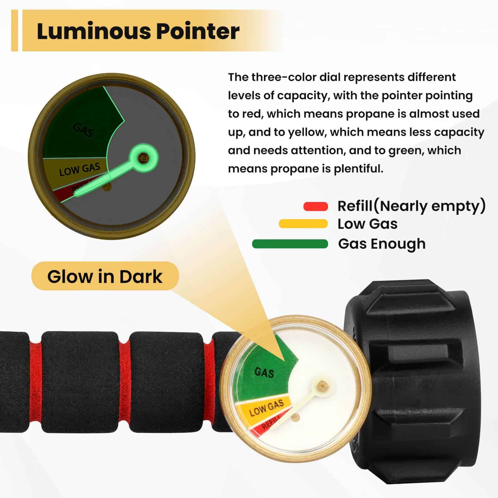 Adaptador de Recarga de Propano Aekops para Tanques de 1 - Imagen 5