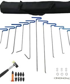 LadyRosian 28PCS Kit de Barras de Reparación de Abolladuras