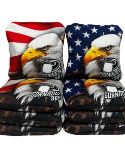 Cornhole365 Bolsas de Maíz Temáticas - Tela Resistente a