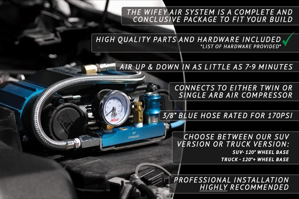 El Sistema de Aire "Wifey" | Base de Ruedas SUV 120" | - Imagen 7