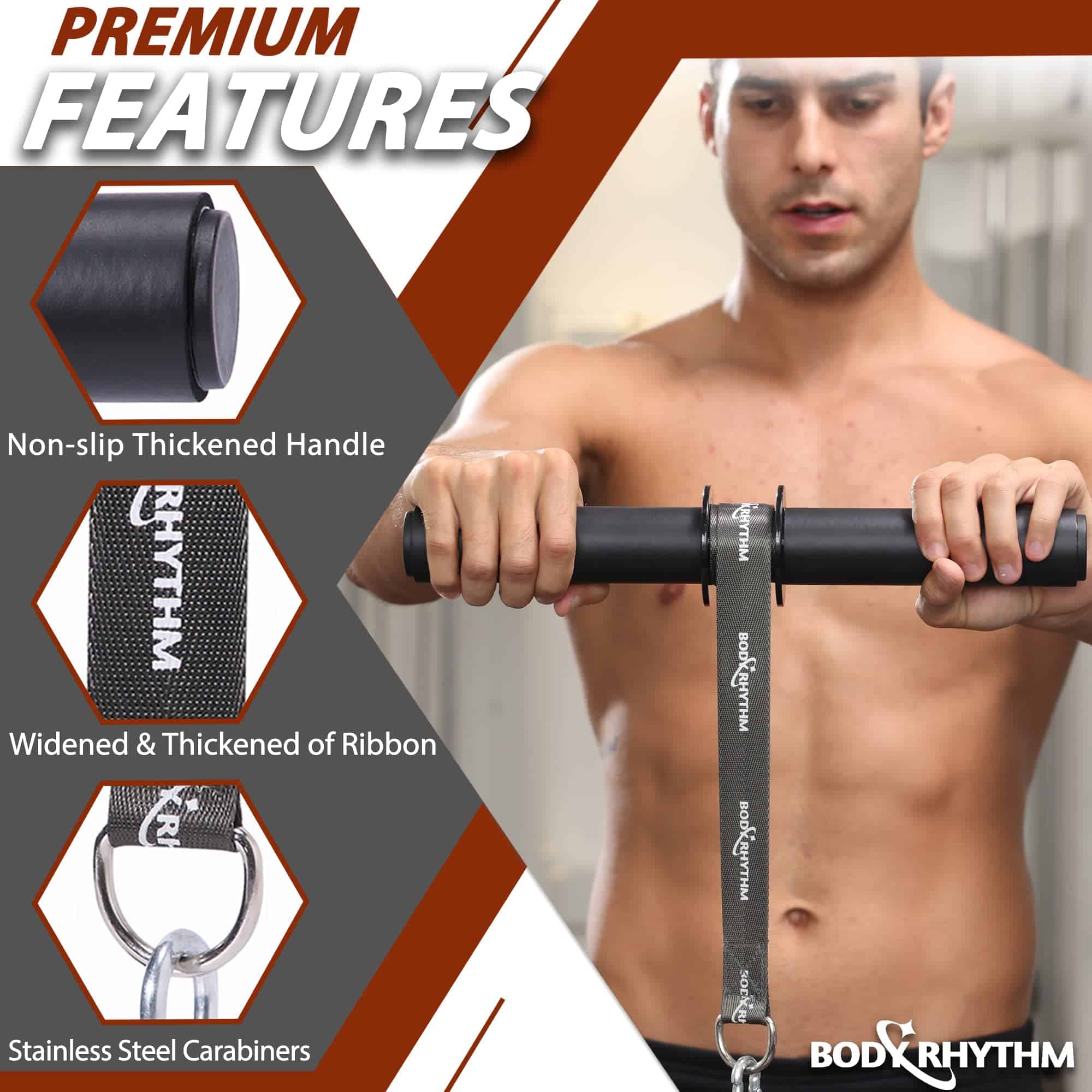 BODYRHYTHM Wrist and Forearm Blaster, Rodillo de muñeca y - Imagen 3