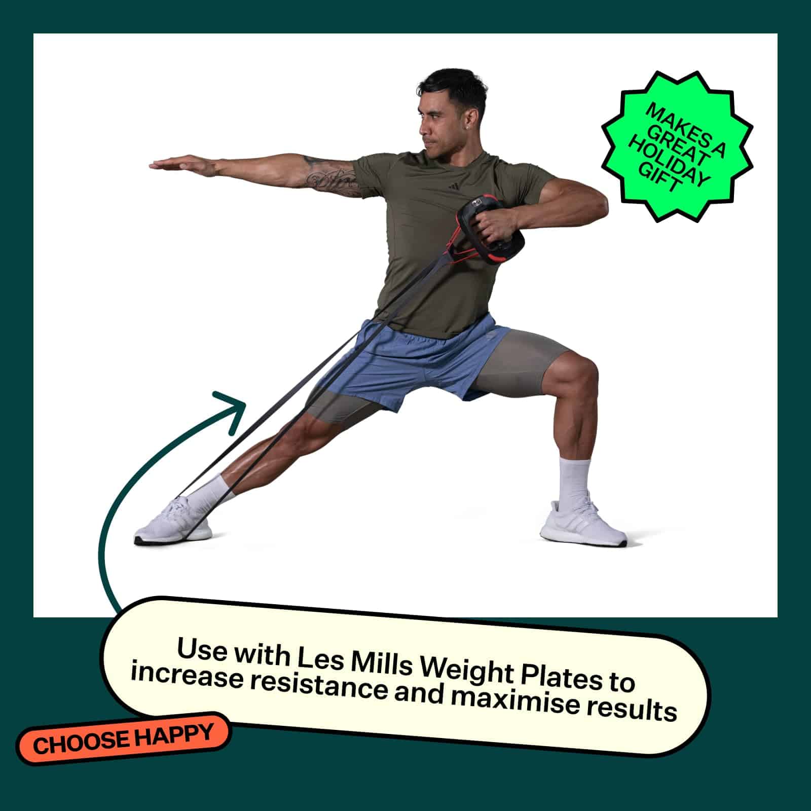 Banda de resistencia Les Mills� SMARTBAND� con asas, Equipo - Imagen 6