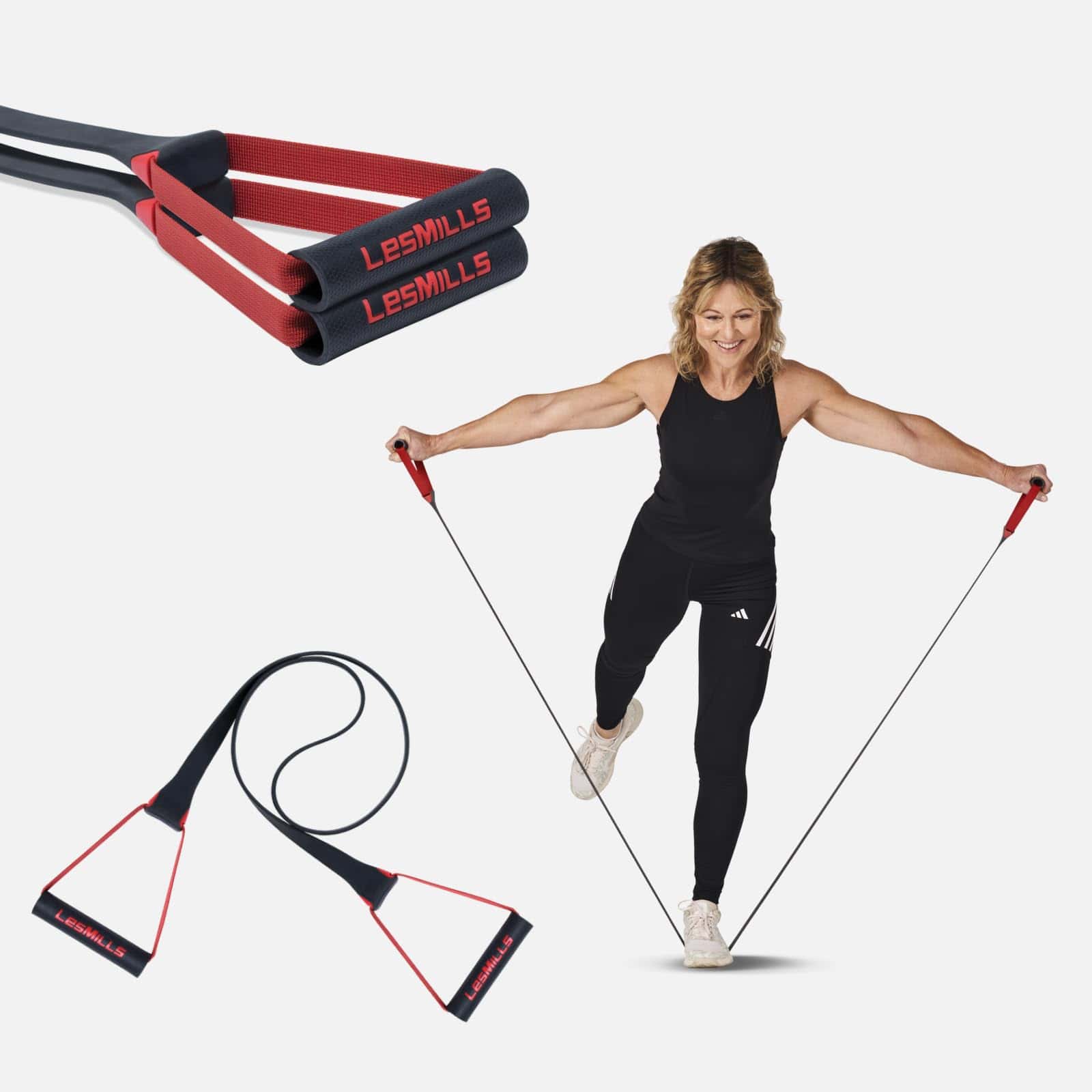 Banda de resistencia Les Mills� SMARTBAND� con asas, Equipo