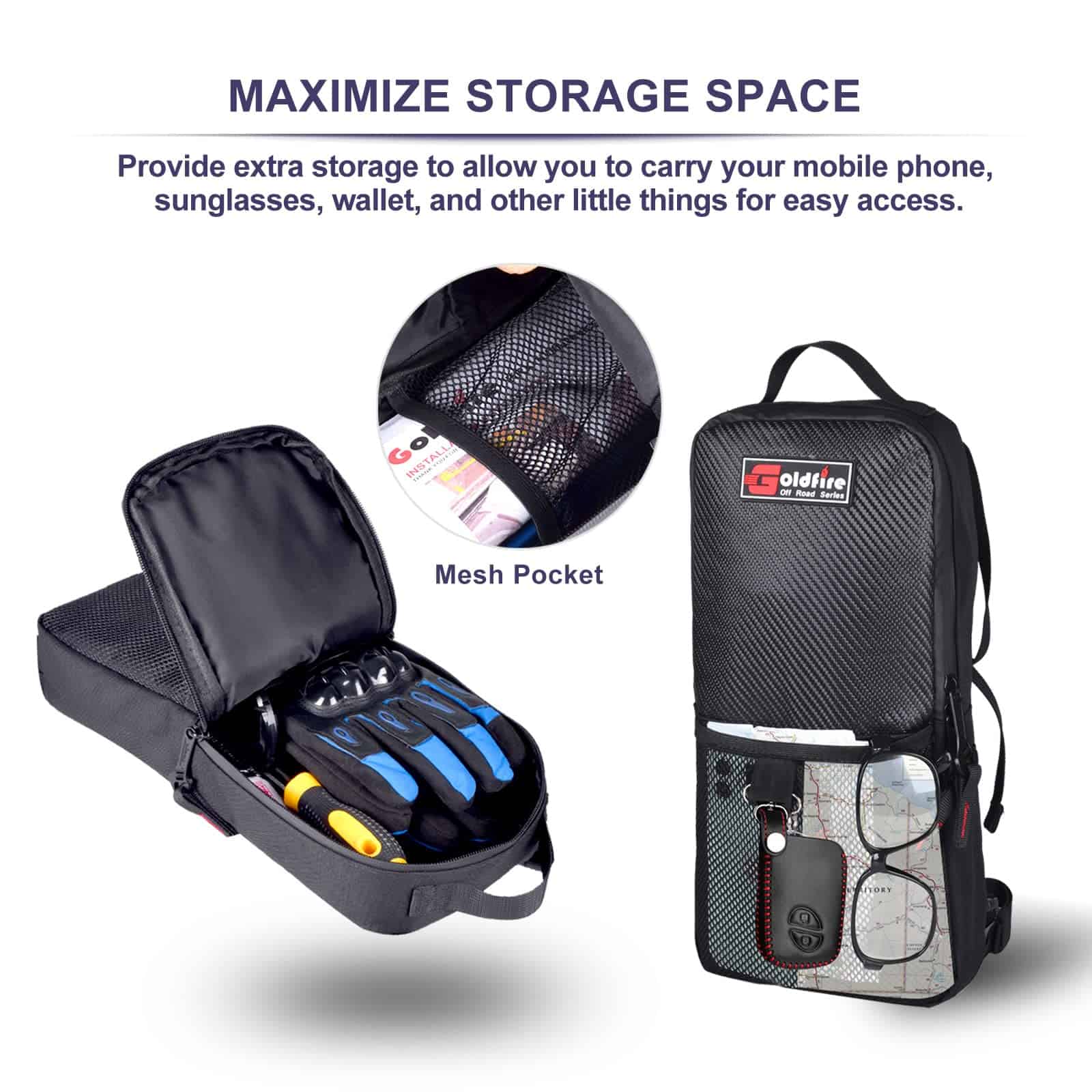 Bolsa central Hutexico para accesorios Talon 1000, Bolsa de - Imagen 5