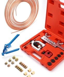 Racewill 25 ft 3/16" Kit de Línea de Freno Recubierta de