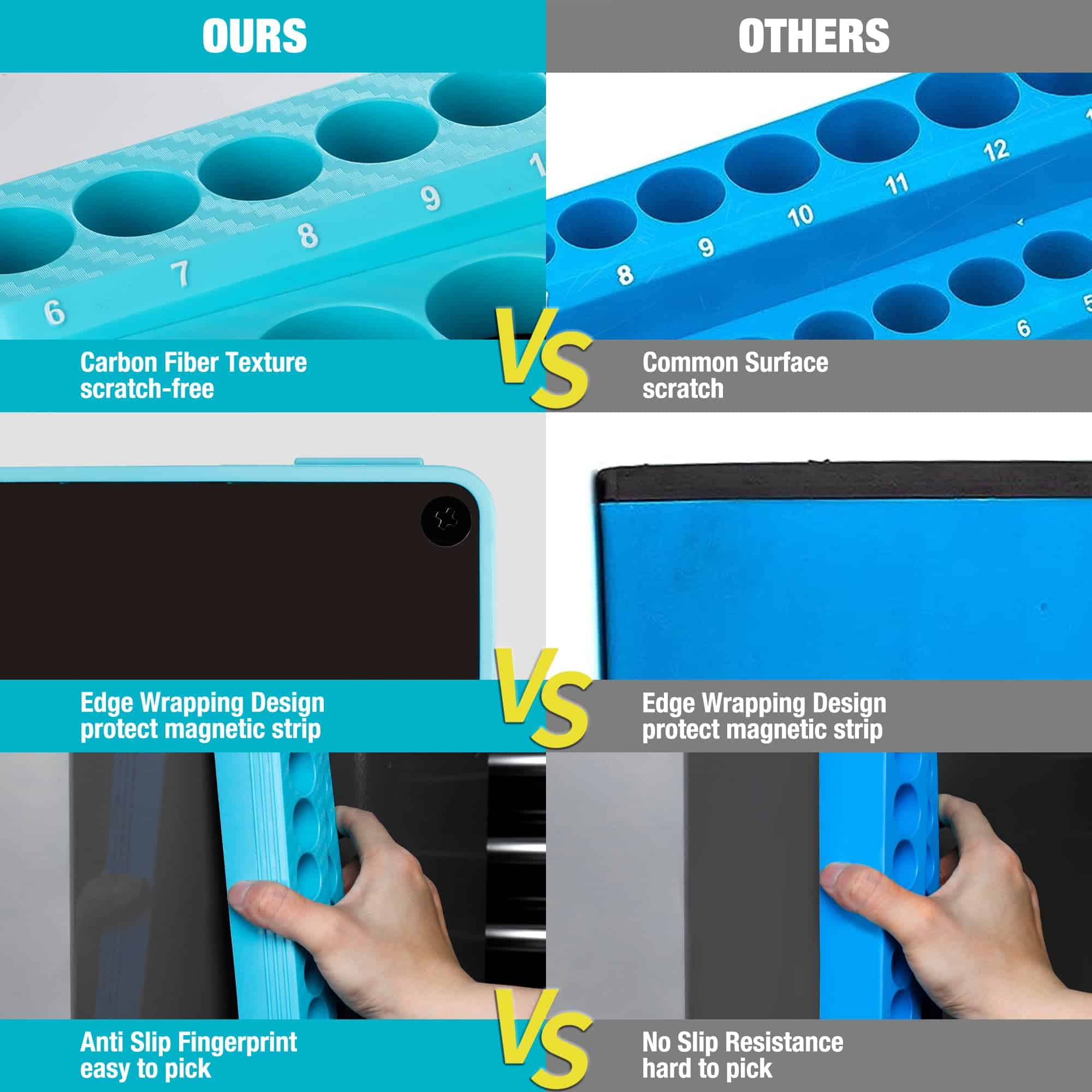 Juego de Organizador de Vasos Magnéticos DURATECH, 1/4", - Imagen 5