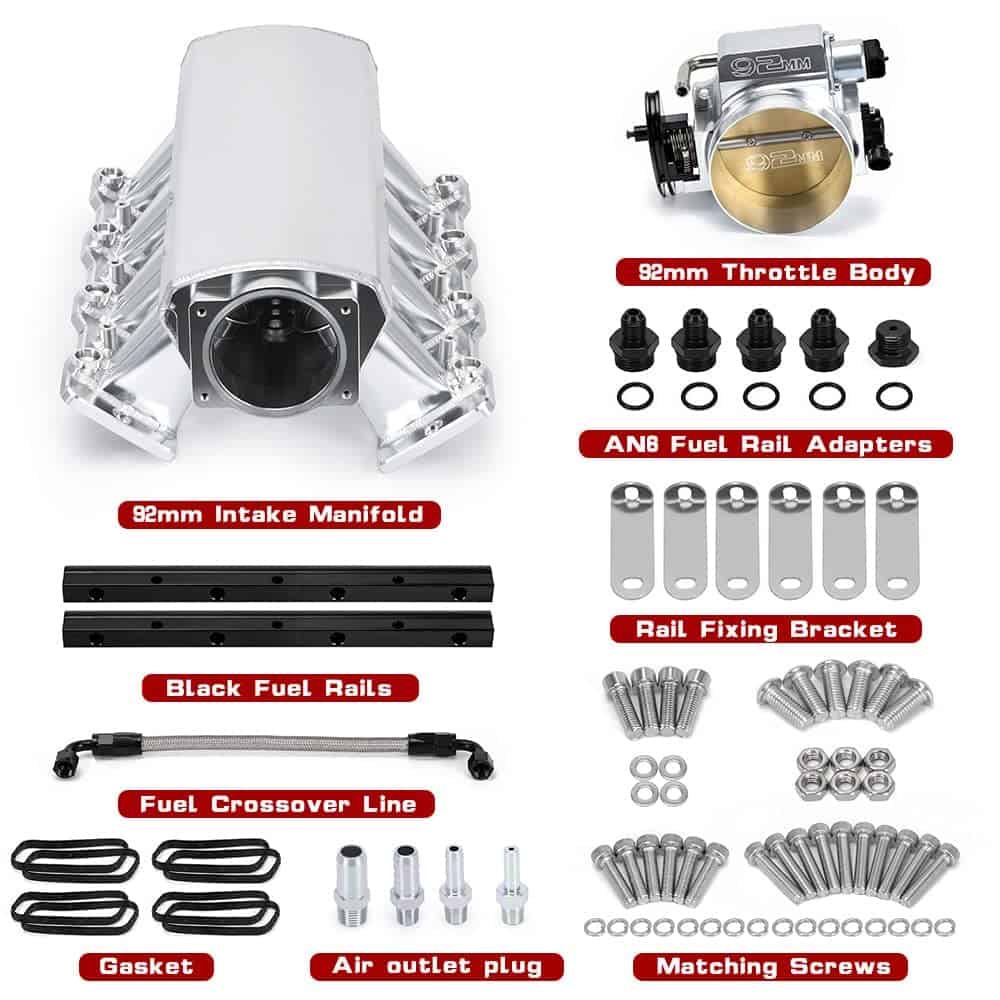 92MM Colector de Admisión con Rieles de Combustible y - Imagen 7