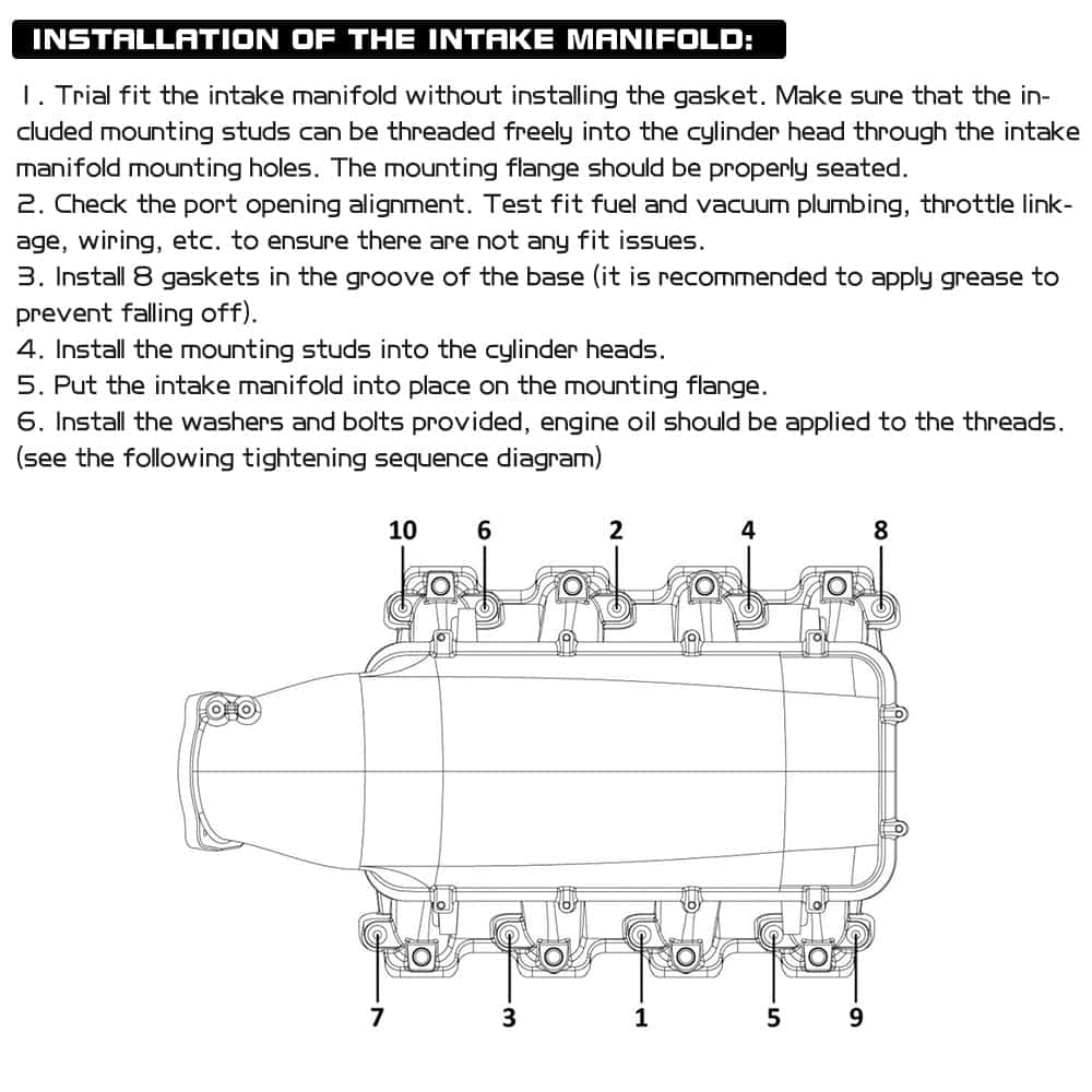 92MM Colector de Admisión con Rieles de Combustible y - Imagen 5