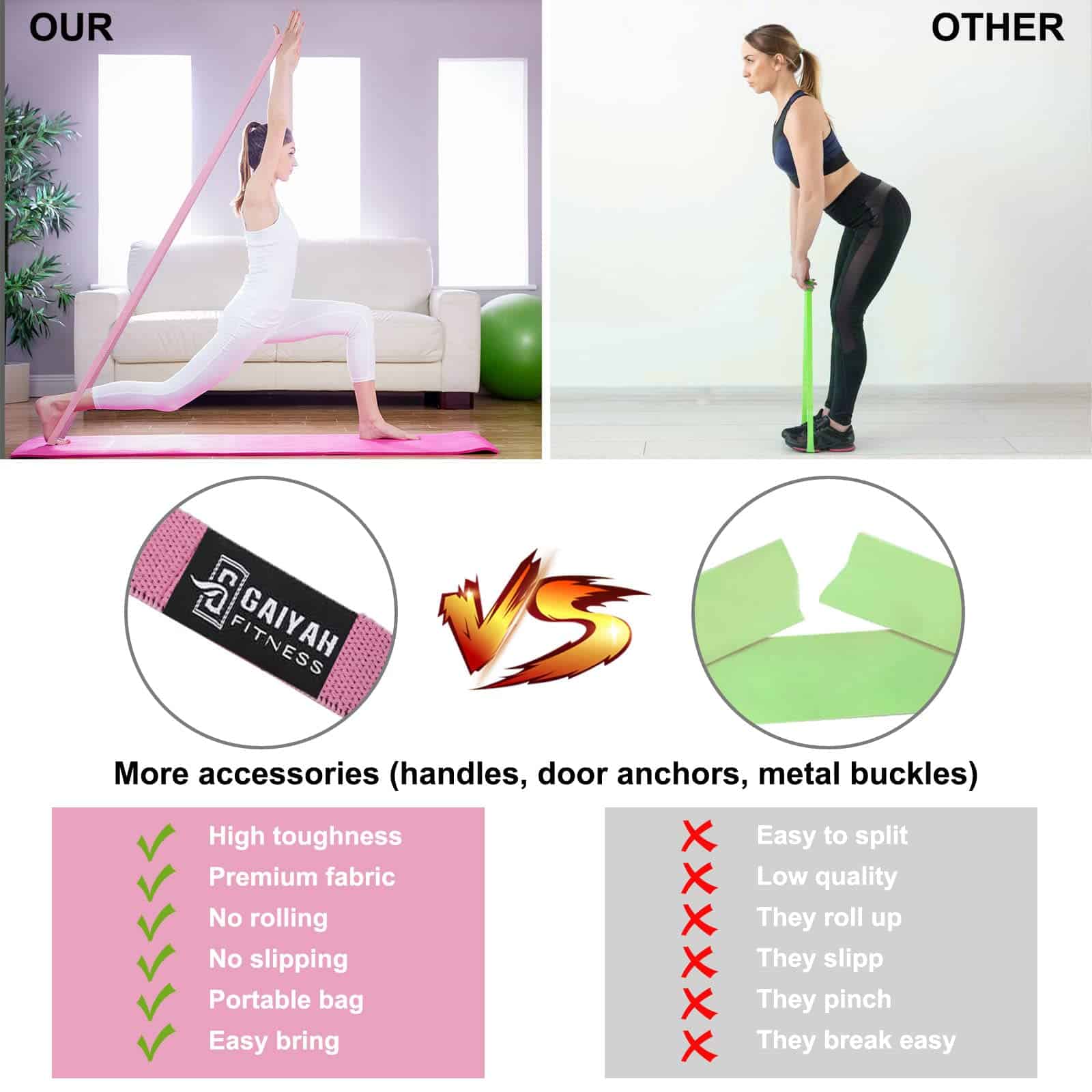 Bands de Bucle Largo para Entrenamiento - Set de Bands de - Imagen 5