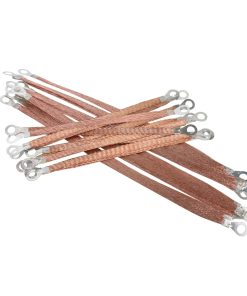 Conjunto de Cables de Tierra Trenzados de Cobre para