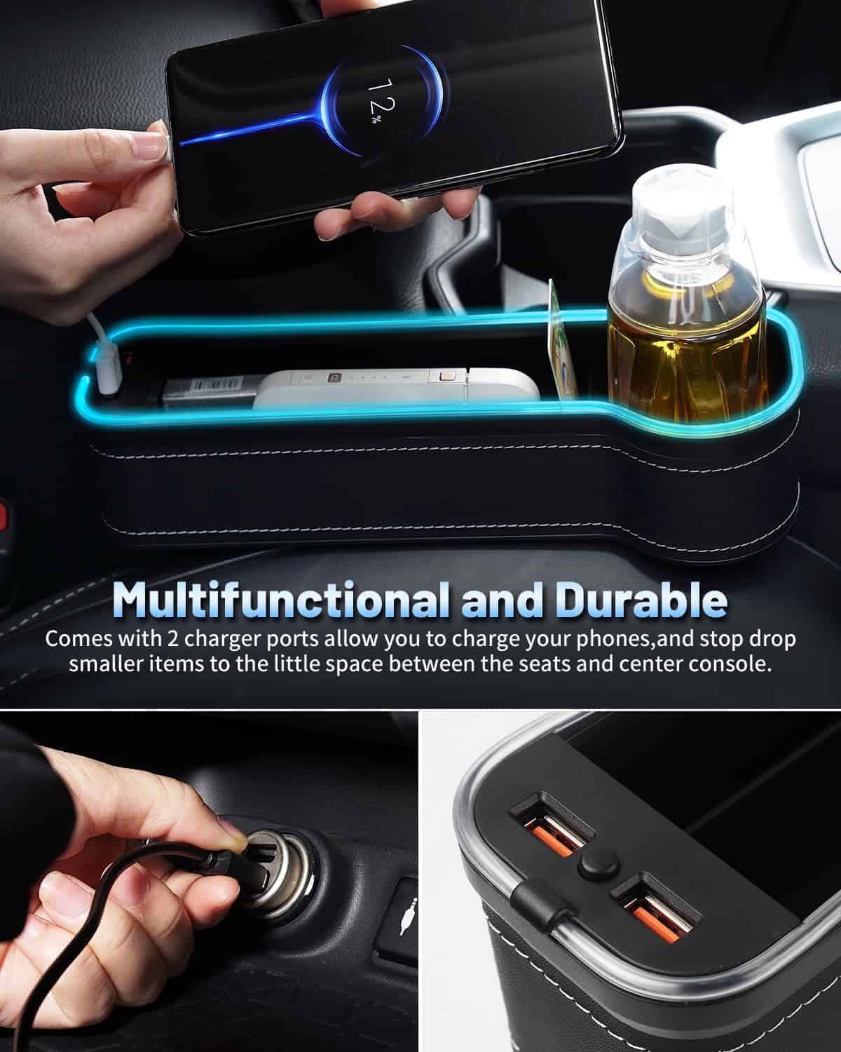 Organizadores de Asiento de Automóvil Shademax RGB con - Imagen 5