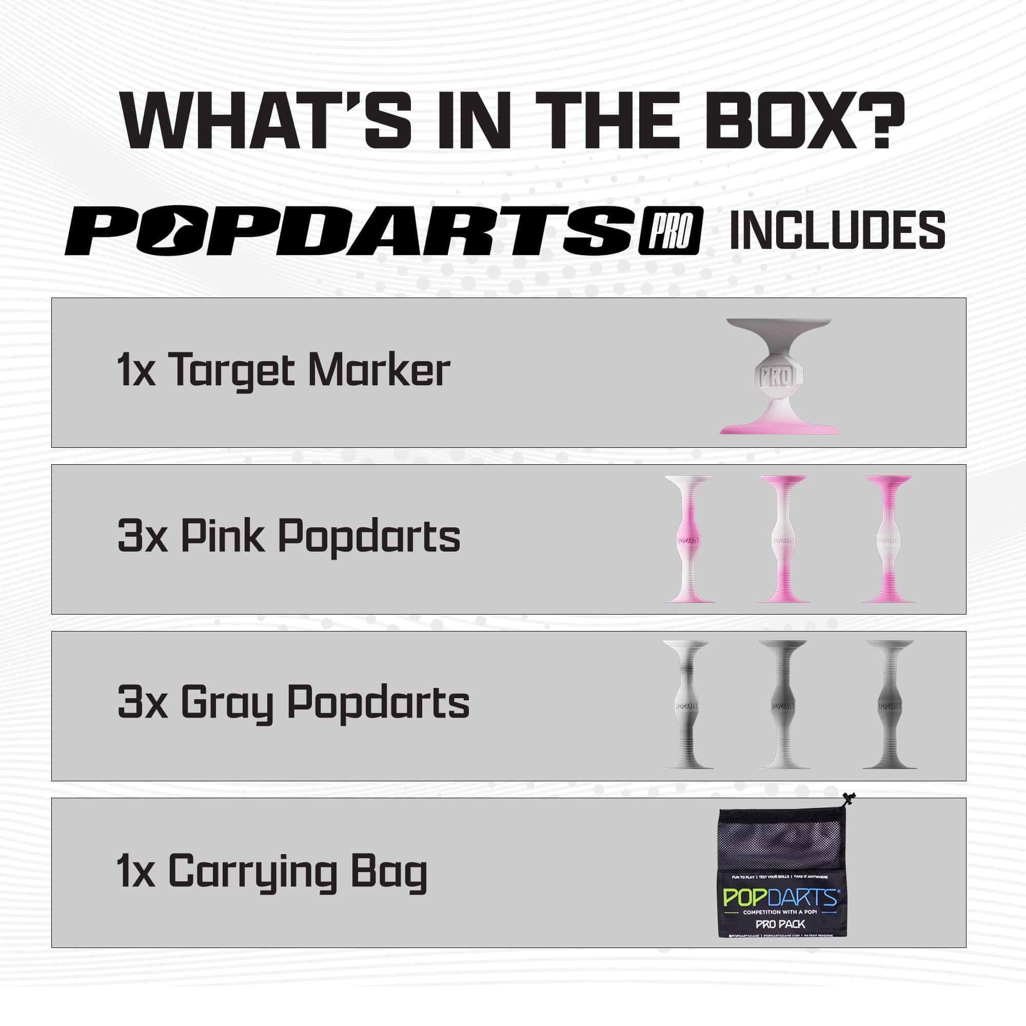 Juego de Set POPDARTS PRO (Rosa y Gris) - Juego de - Imagen 8