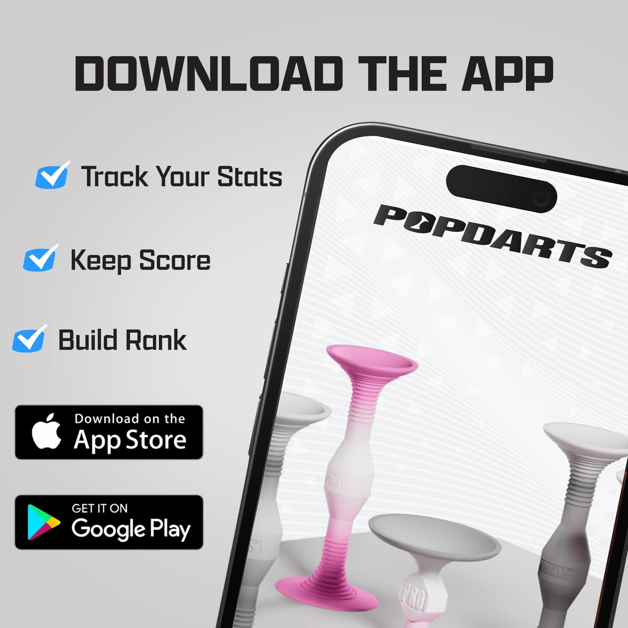 Juego de Set POPDARTS PRO (Rosa y Gris) - Juego de - Imagen 9