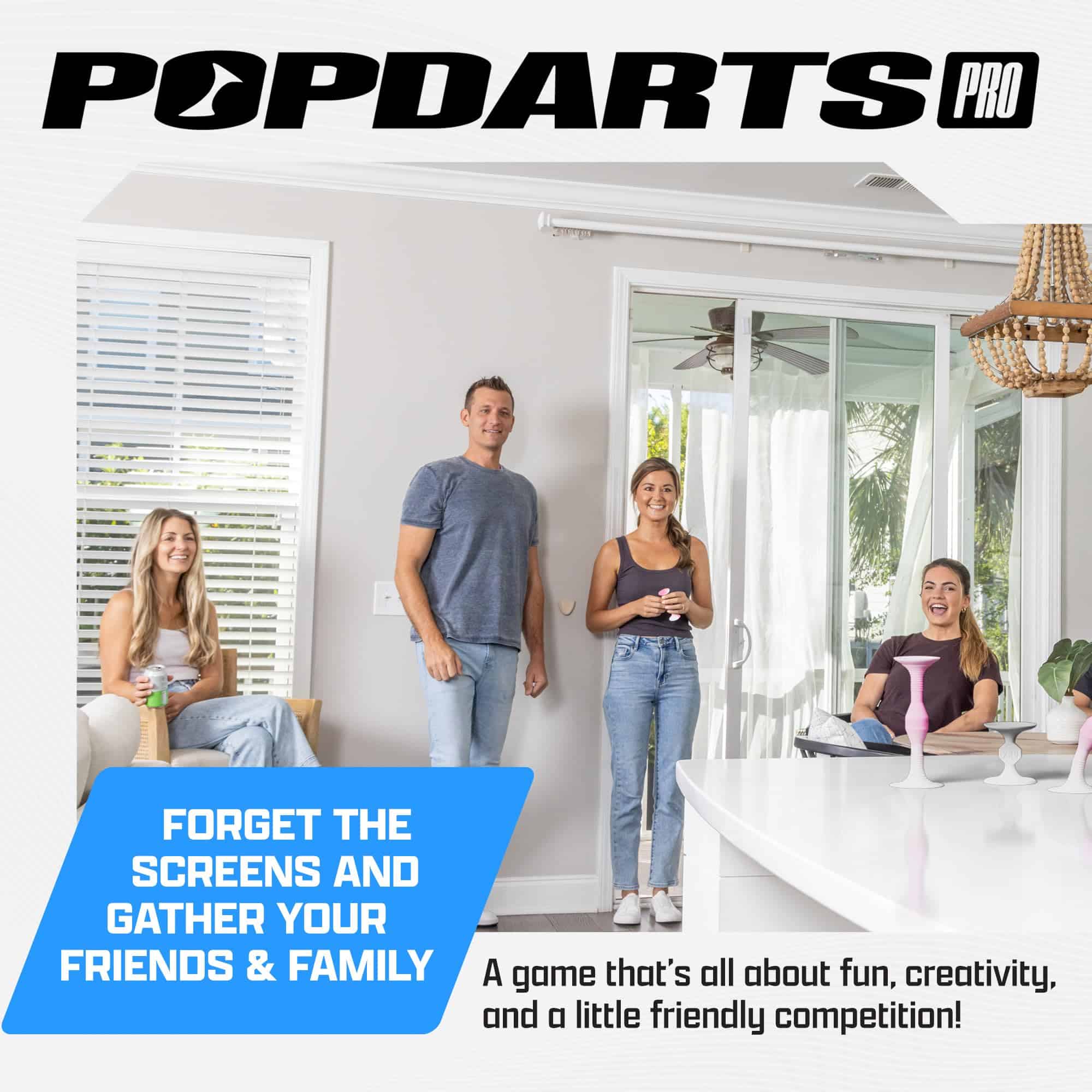 Juego de Set POPDARTS PRO (Rosa y Gris) - Juego de - Imagen 3