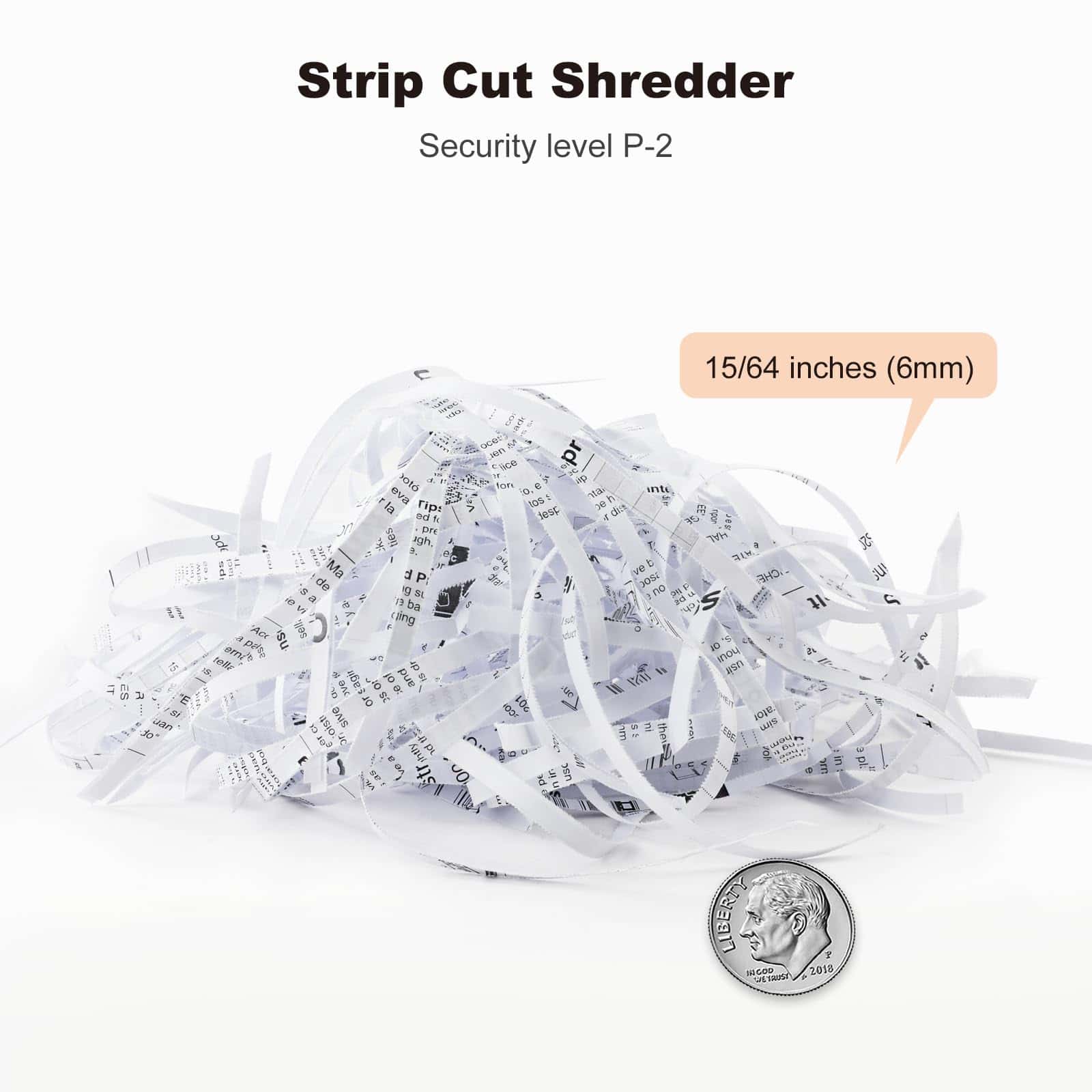 Trituradora de papel Bonsaii para uso doméstico, 6 hojas, - Imagen 5