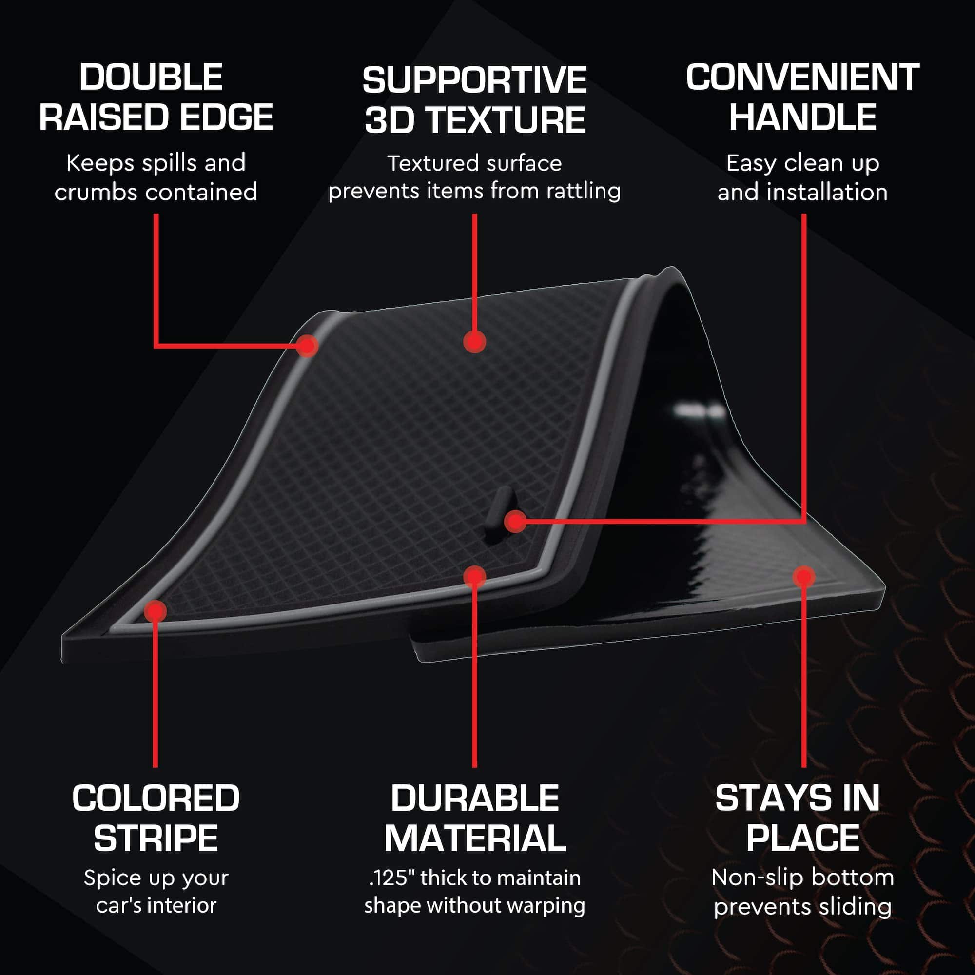 Cubiertas para portavasos CupHolderHero para RAM 1500 - Imagen 5