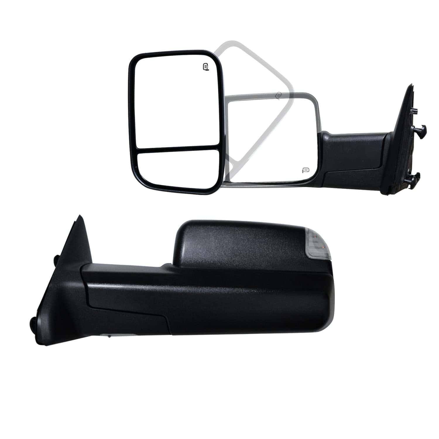 Par de espejos de remolque Brovw para Dodge Ram 1500 2500