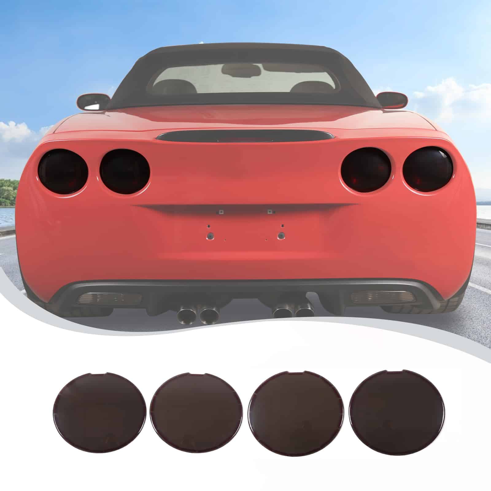 Cubierta de la lámpara de luz trasera trasera LLKUANG