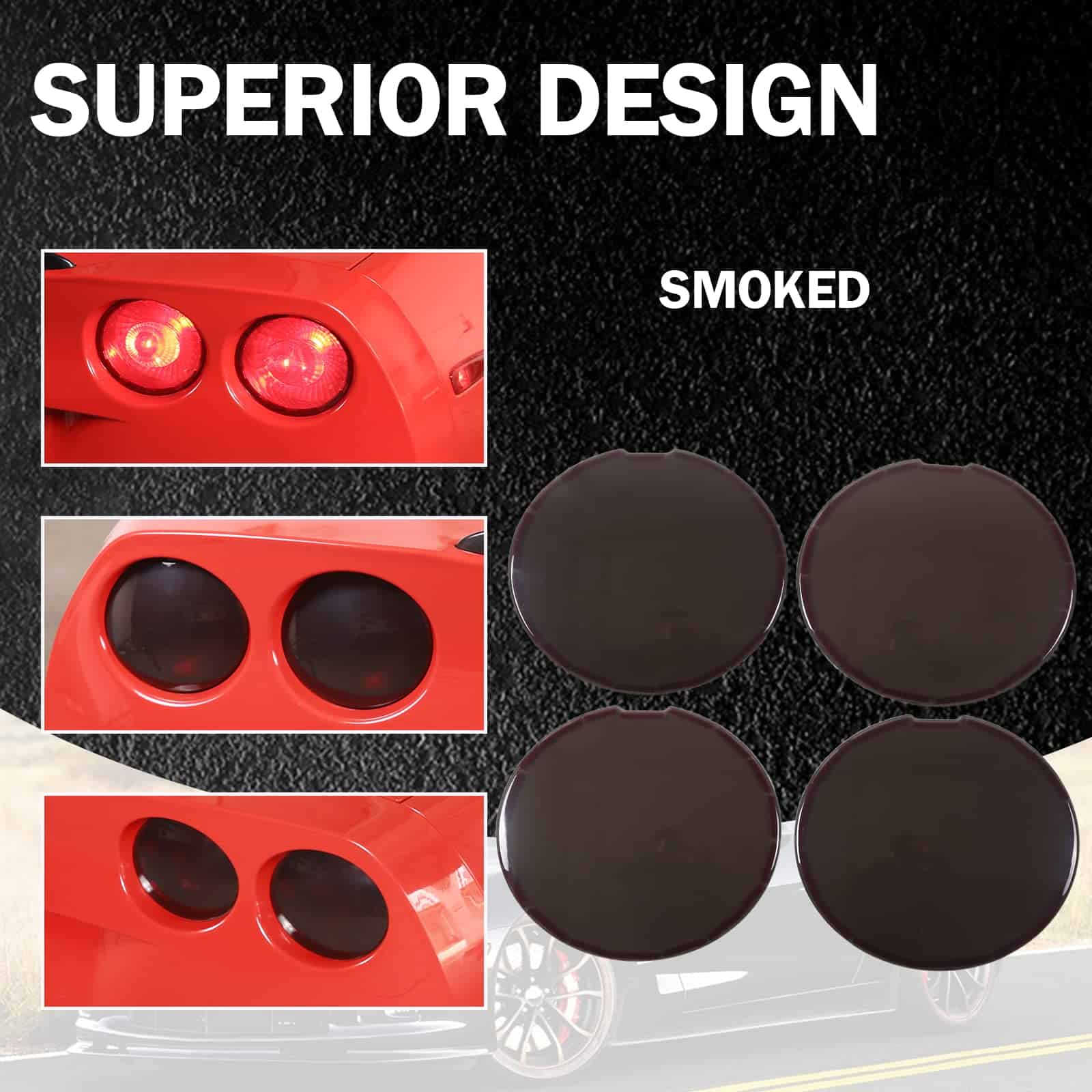 Cubierta de la lámpara de luz trasera trasera LLKUANG - Imagen 6