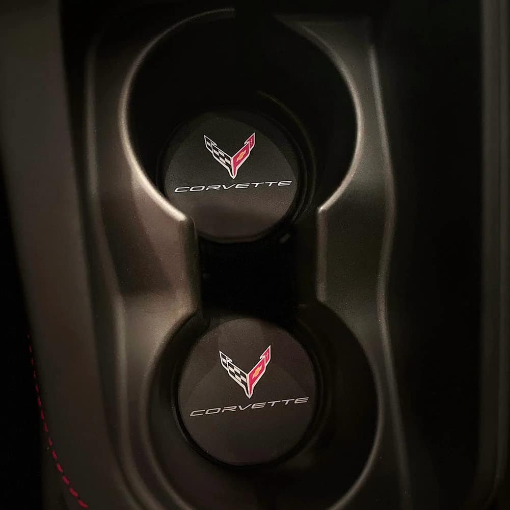 Insertos para portavasos de Corvette C8 Z06 - Juego de 2 - - Imagen 3