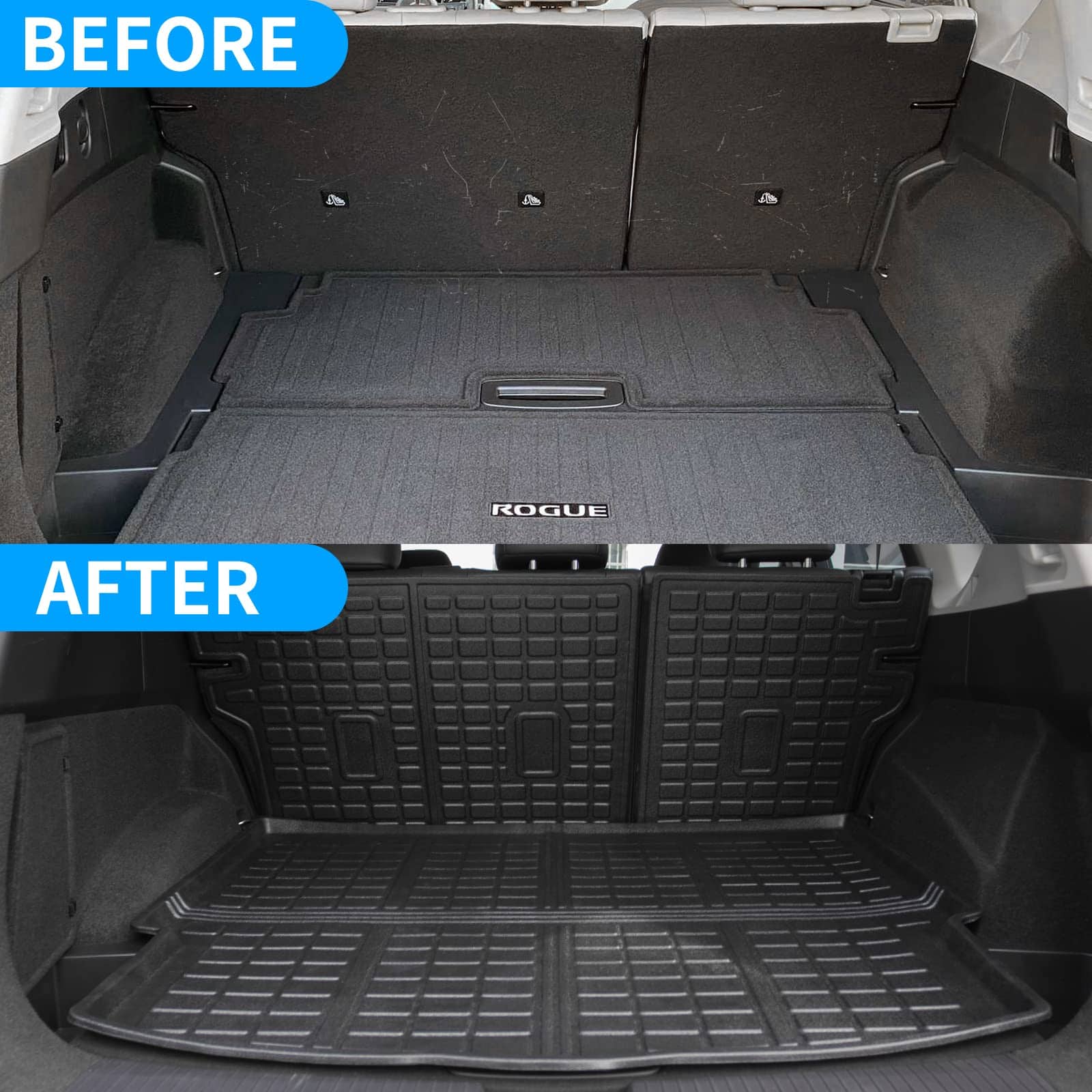 Tapetes para Piso Bomely Compatibles con Nissan Rogue - Imagen 3