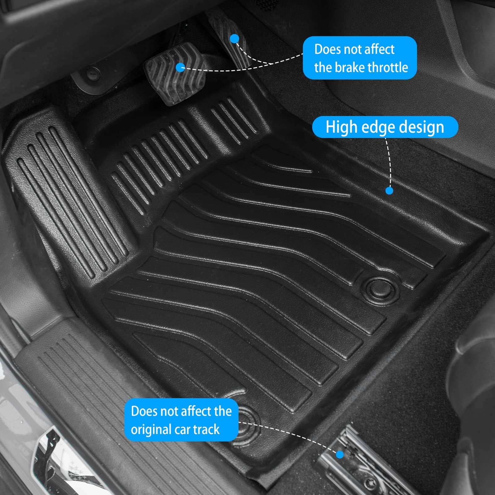 Tapetes para Piso Bomely Compatibles con Nissan Rogue - Imagen 7
