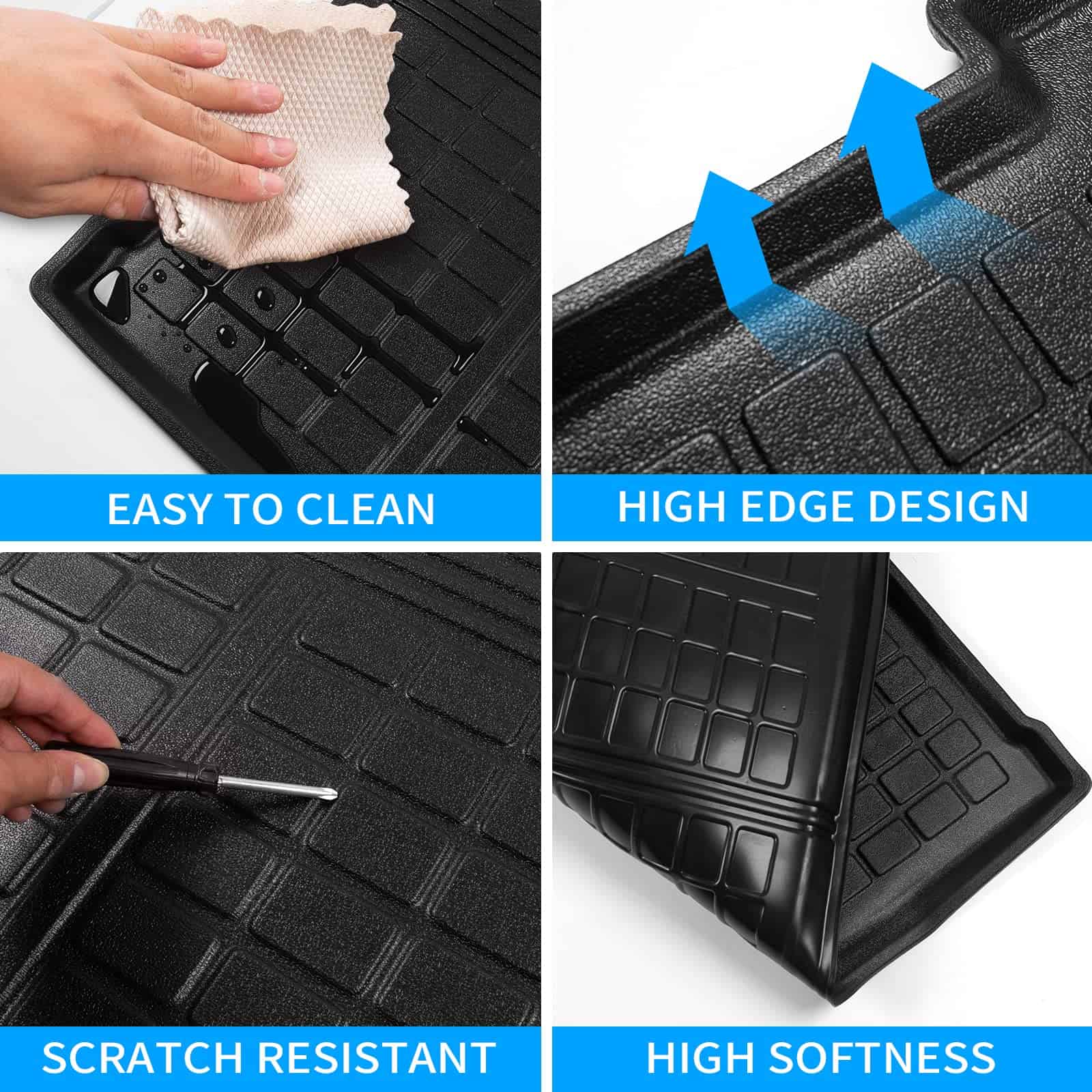 Tapetes para Piso Bomely Compatibles con Nissan Rogue - Imagen 6