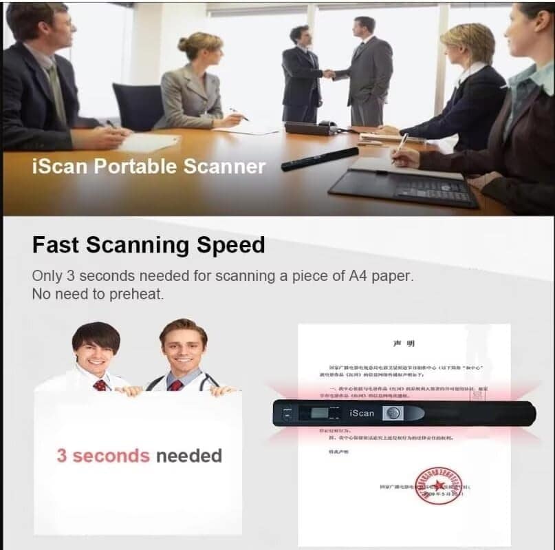 Escáner Portátil sin Tarjeta SD, Escáner de Imágenes en - Imagen 8