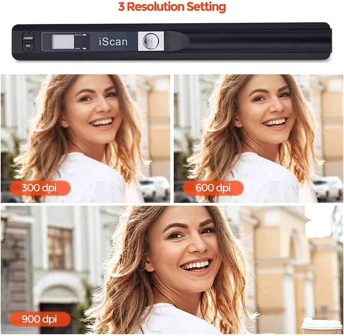 Escáner Portátil sin Tarjeta SD, Escáner de Imágenes en - Imagen 4