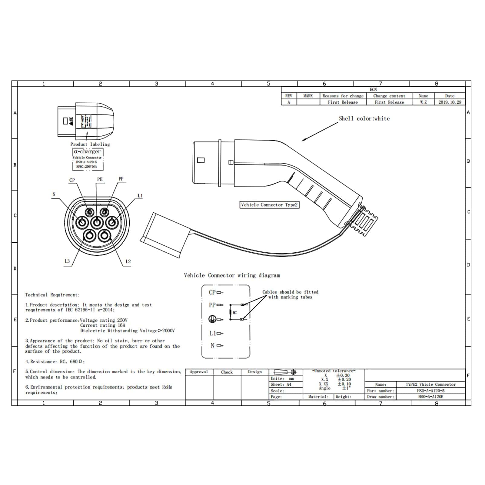 Adaptador de Carga para Vehículo Eléctrico, Enchufe Hembra - Imagen 8
