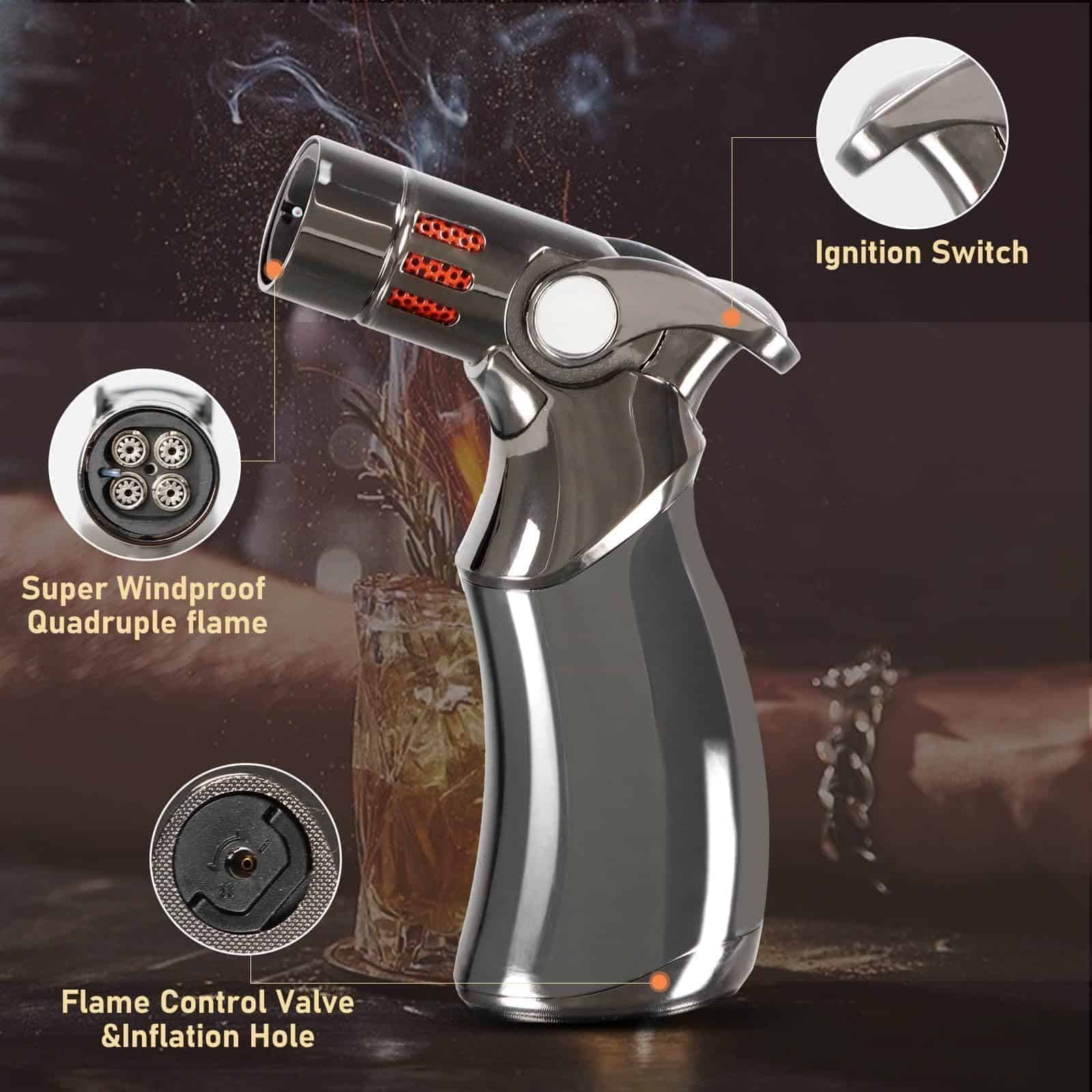 Kit de Ahumador para Cócteles KPALAG con Antorcha - 4 - Imagen 4