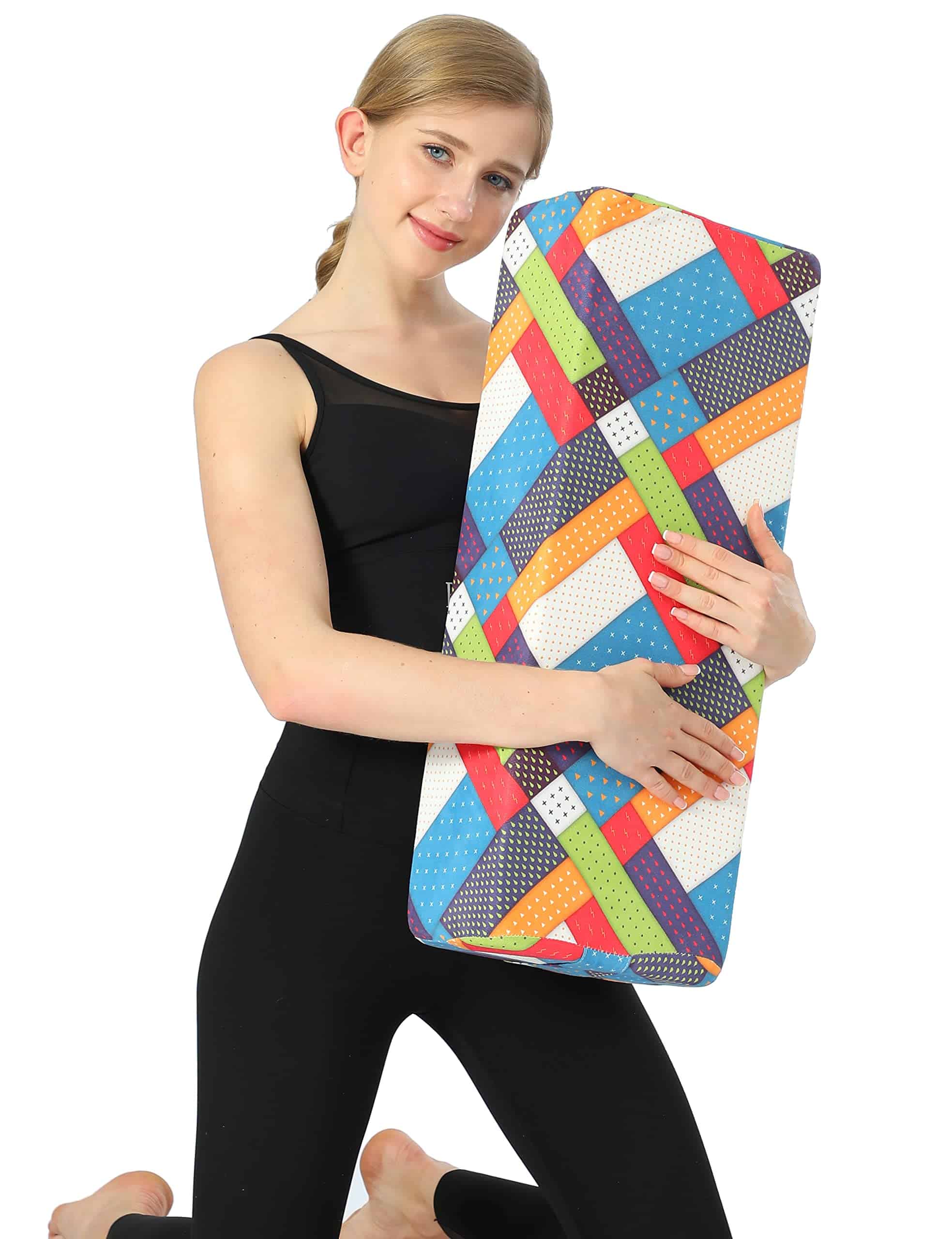 Cojín de apoyo para yoga Aozora para soporte restaurativo y