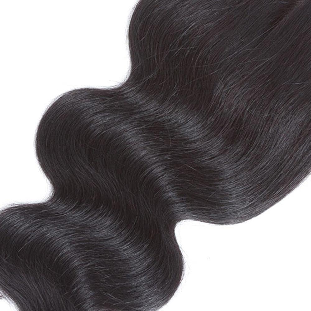 Cierre de Encaje 4x4 Onda Corporal Pelo -Negro Natural - Imagen 4