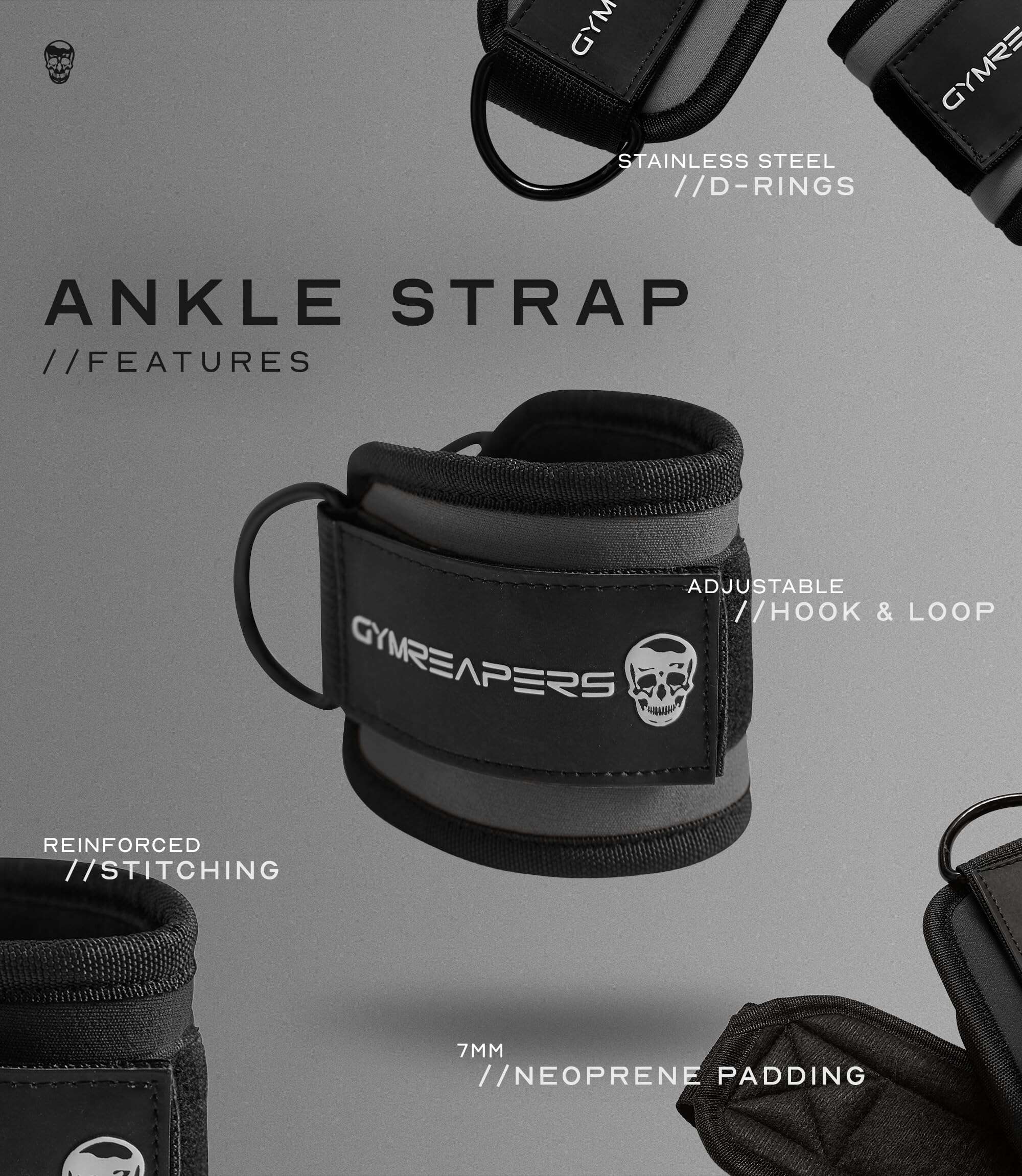 Correas de Tobillo Gymreapers (Par) Para Kickbacks de - Imagen 7