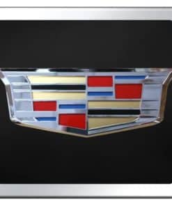 Kit de Placa de Licencia de Acrílico Negro con Logotipo