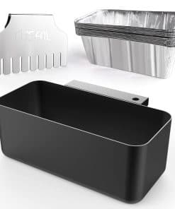 RUSFOL 3-en-1 Bandeja recolectora de grasa con pantalla de